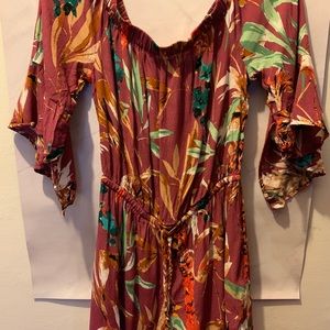 3/4 sleeve romper